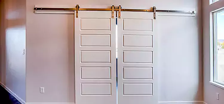 Glass Barn Door with Installation Hardware Kit Bettendorf