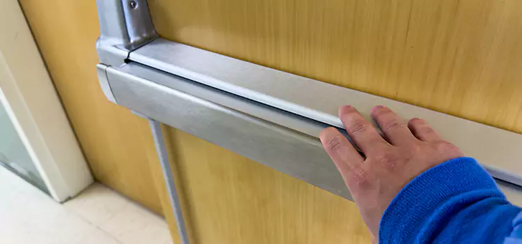 Installing a Push Bar on a Door Bettendorf